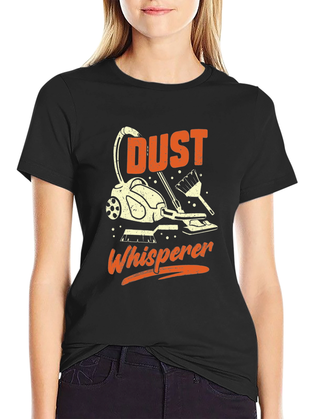 Dust Whisperer Graphic Tee - Cleaning Humor T-Shirt