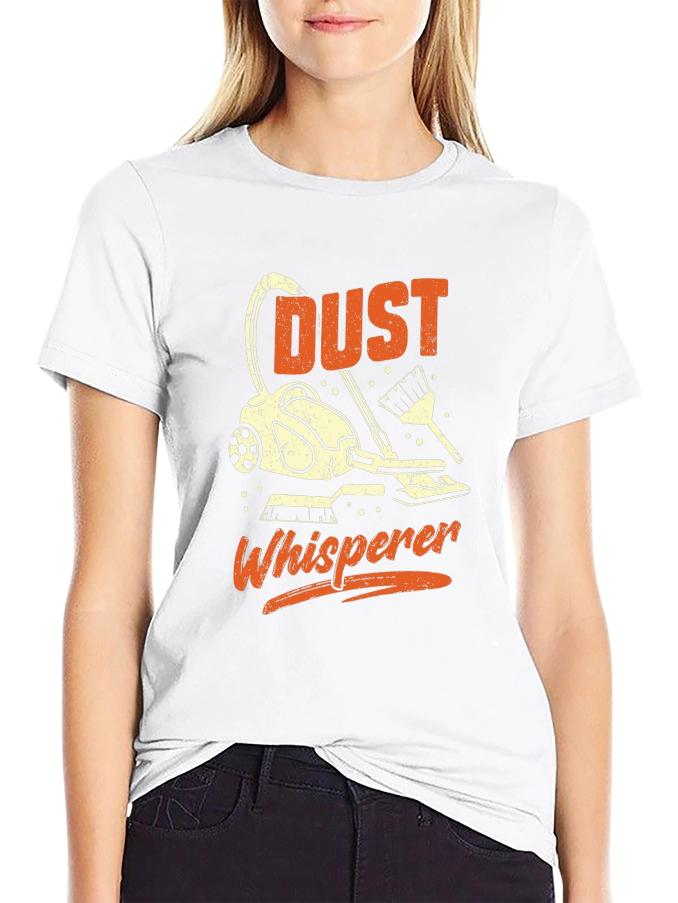 Dust Whisperer Graphic Tee - Cleaning Humor T-Shirt