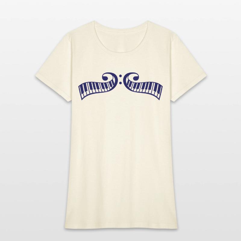 2 Mirrored Keyboards Music Bass Note Piano Keys