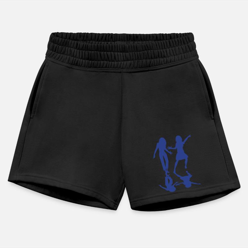 2 Party Women Couple Two Dance Friends Silhouette