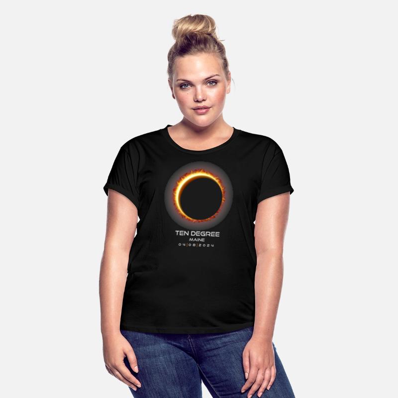 2024 Ten Degree Maine Eclipse Memento Souvenir