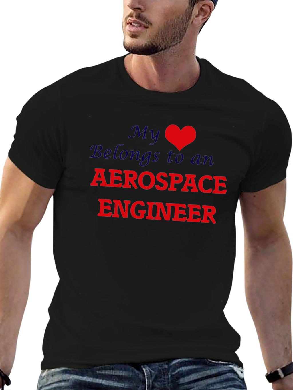 My Heart Belongs to an Aerospace Engineer T-Shirt