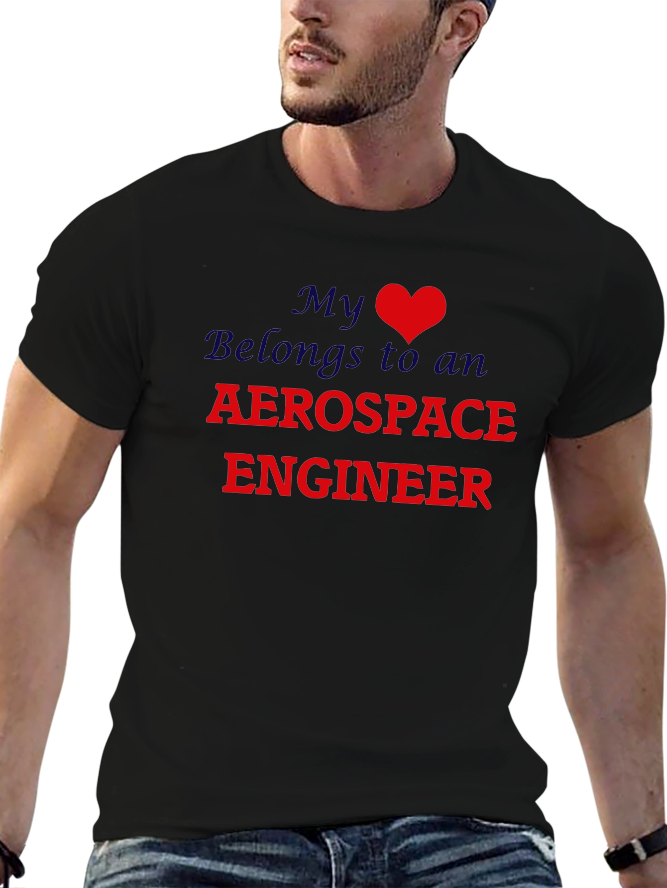 My Heart Belongs to an Aerospace Engineer T-Shirt