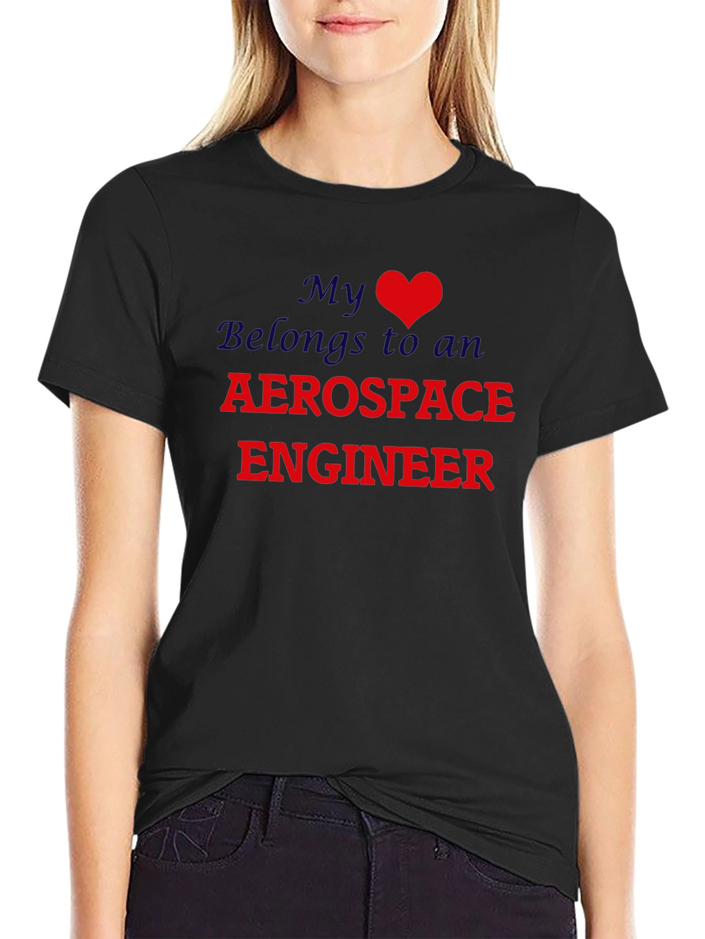 My Heart Belongs to an Aerospace Engineer T-Shirt