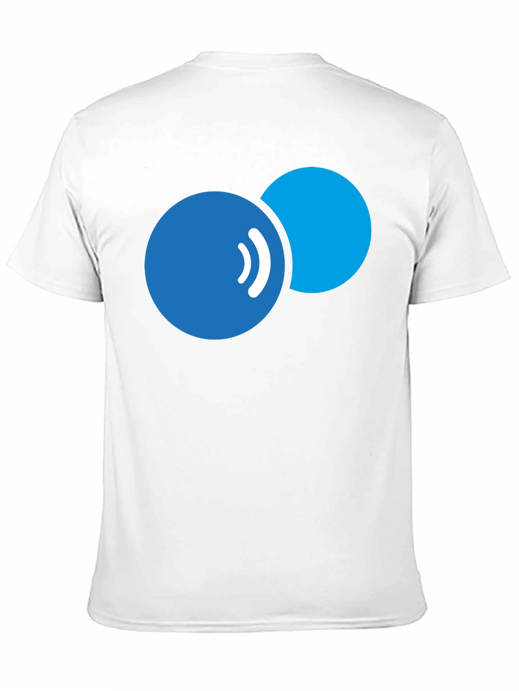 Abstract Bubbles Graphic Tee - Modern Black T-Shirt