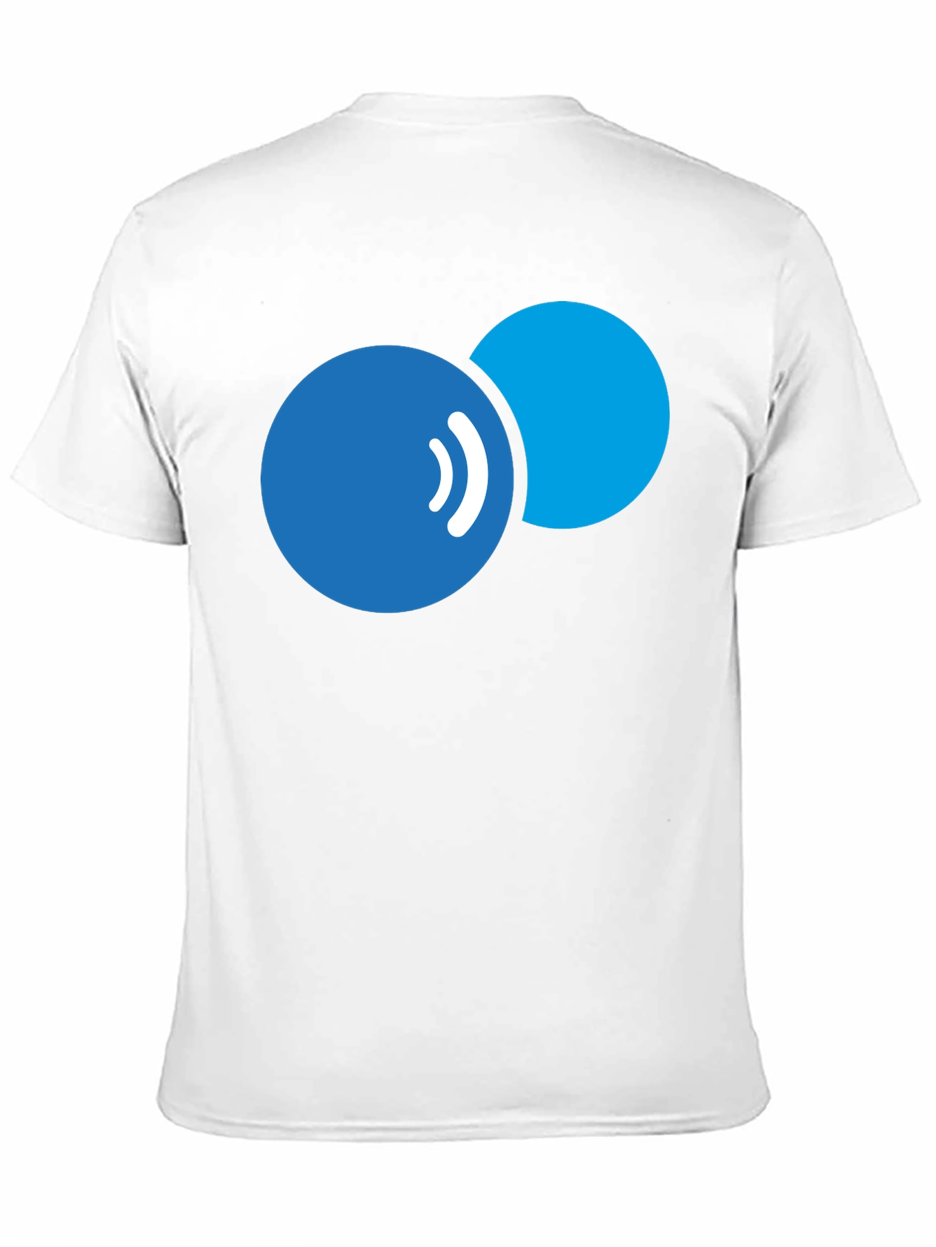 Abstract Bubbles Graphic Tee - Modern Black T-Shirt