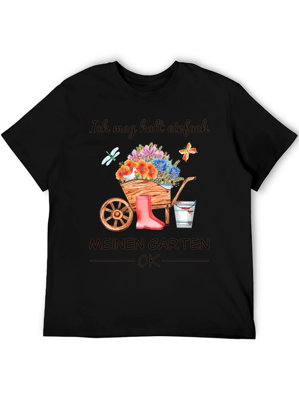 Gardener T-Shirt Floral Design