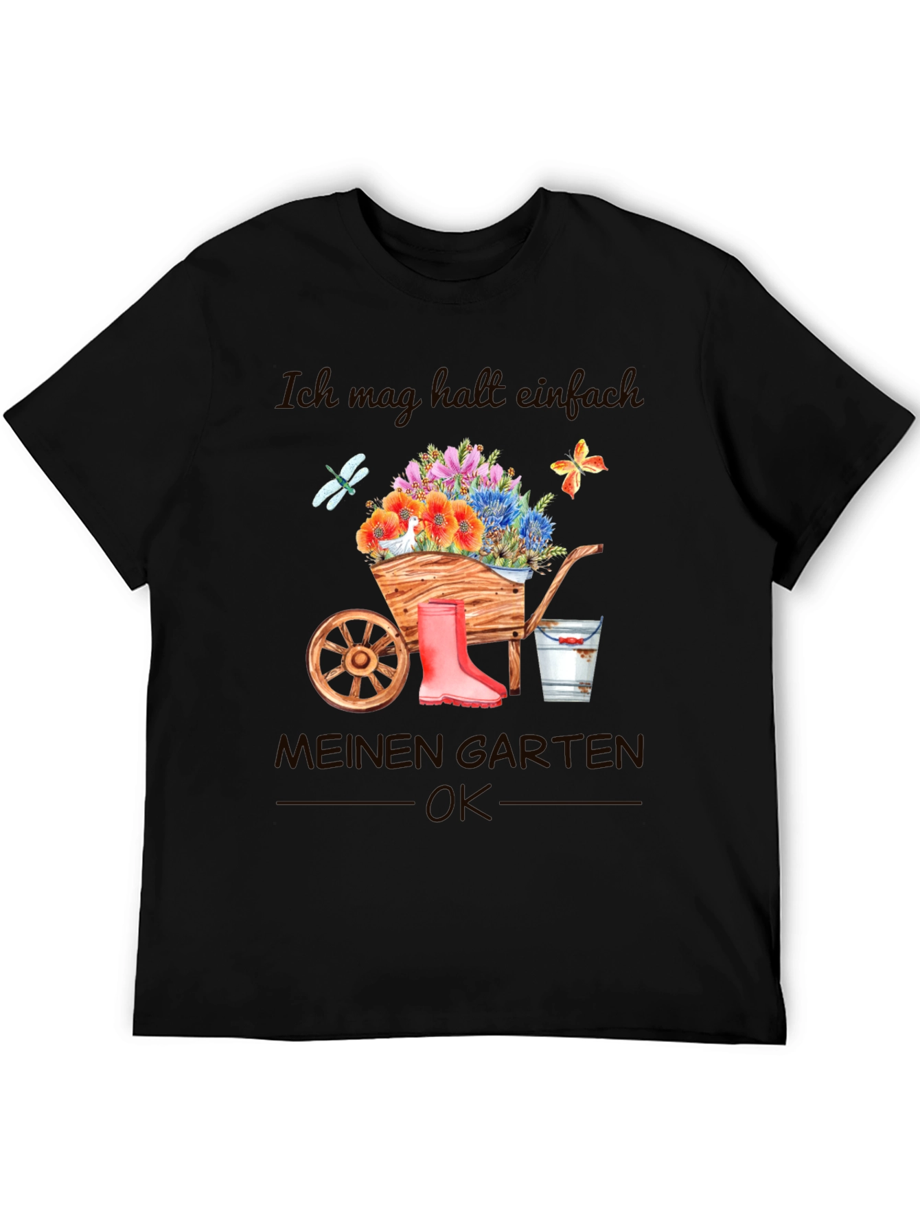 Gardener T-Shirt Floral Design