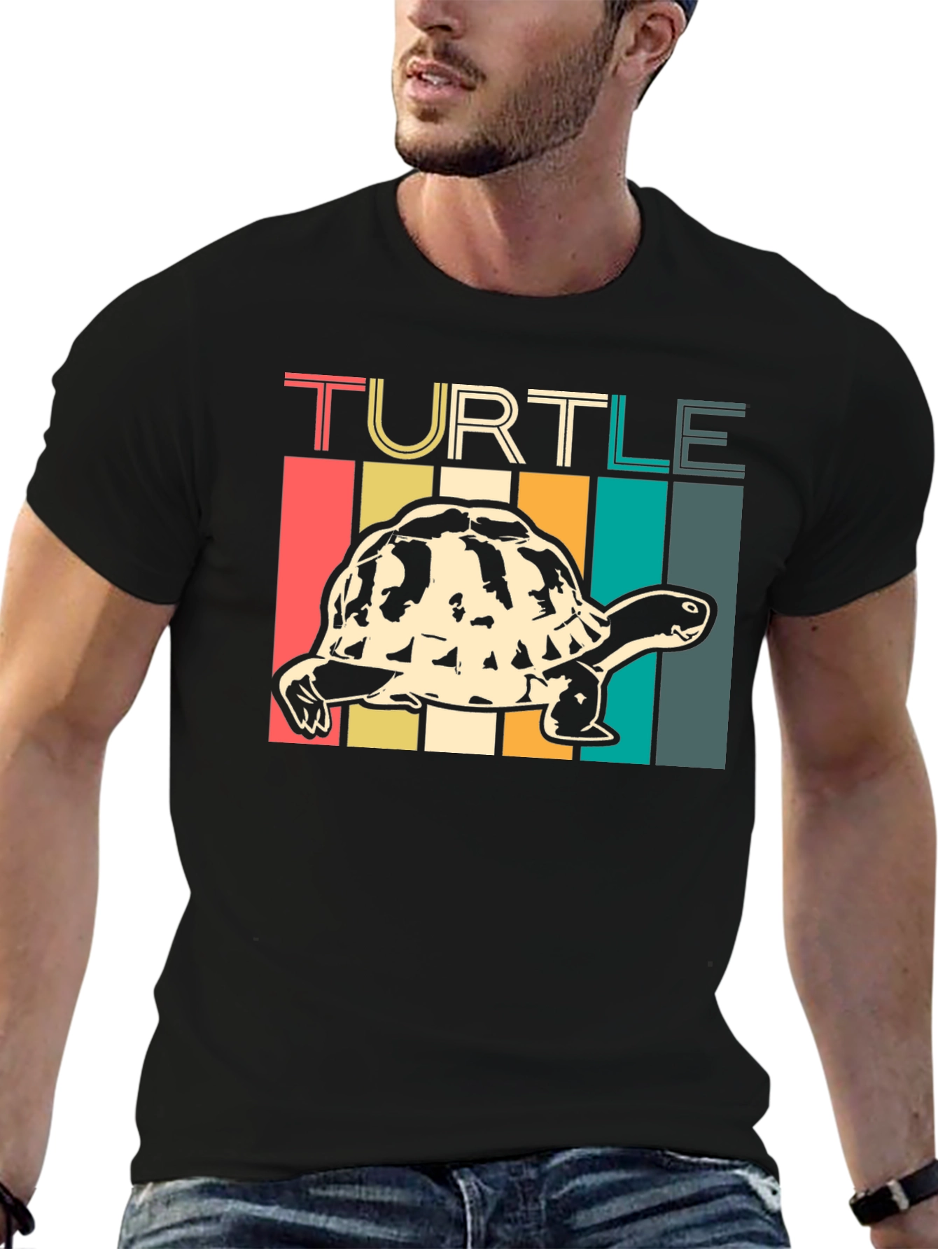 Retro Turtle Graphic Tee - Unisex