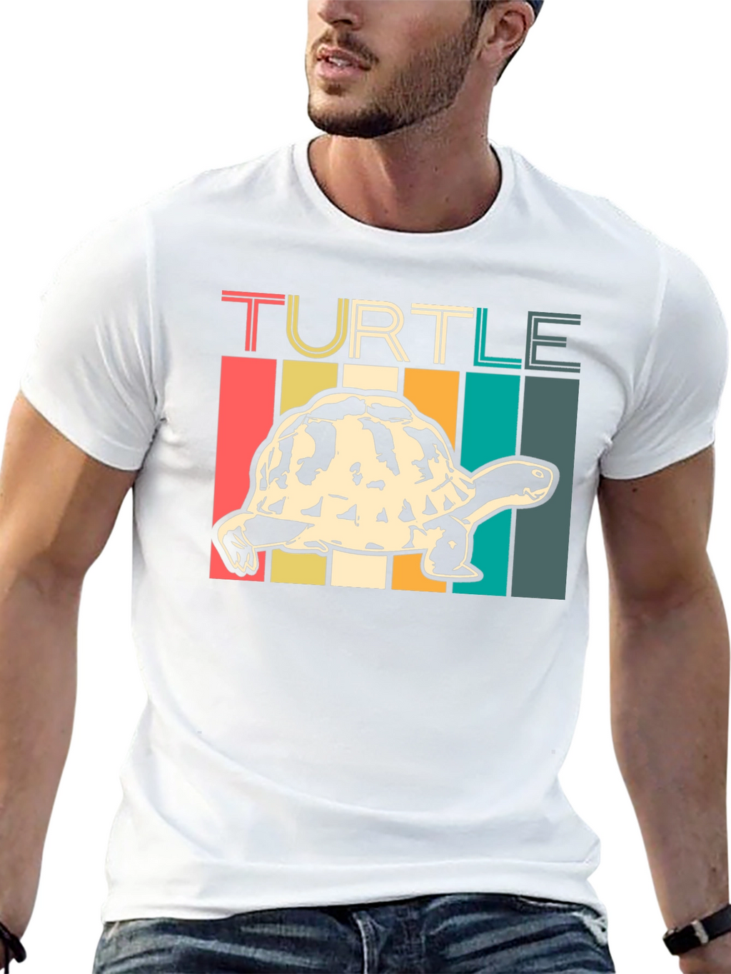 Retro Turtle Graphic Tee - Unisex