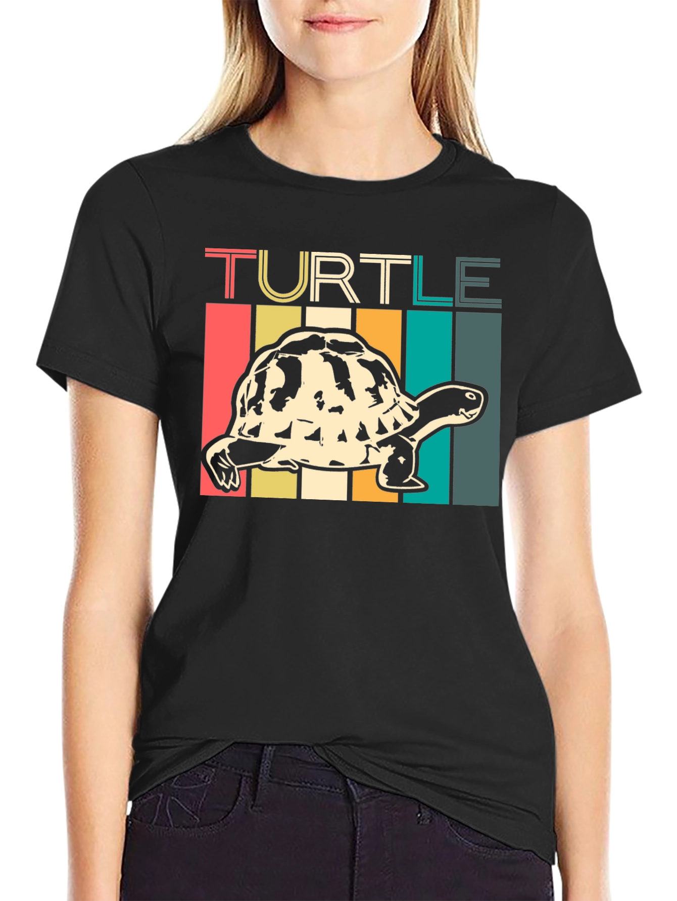 Retro Turtle Graphic Tee - Unisex