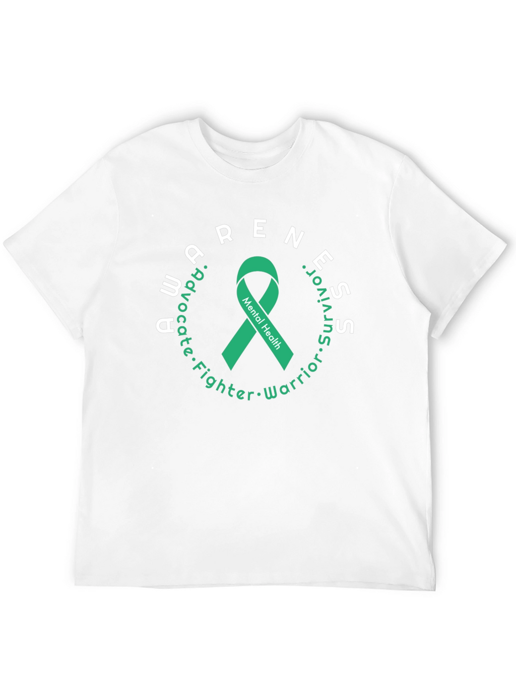 Mental Health Awareness Ribbon Graphic Tee