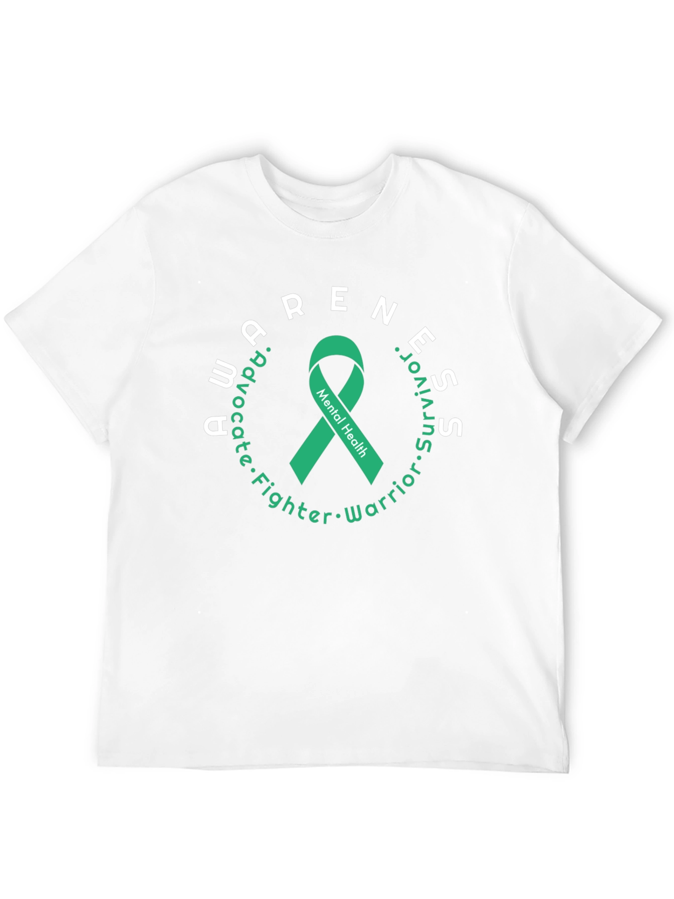 Mental Health Awareness Ribbon Graphic Tee