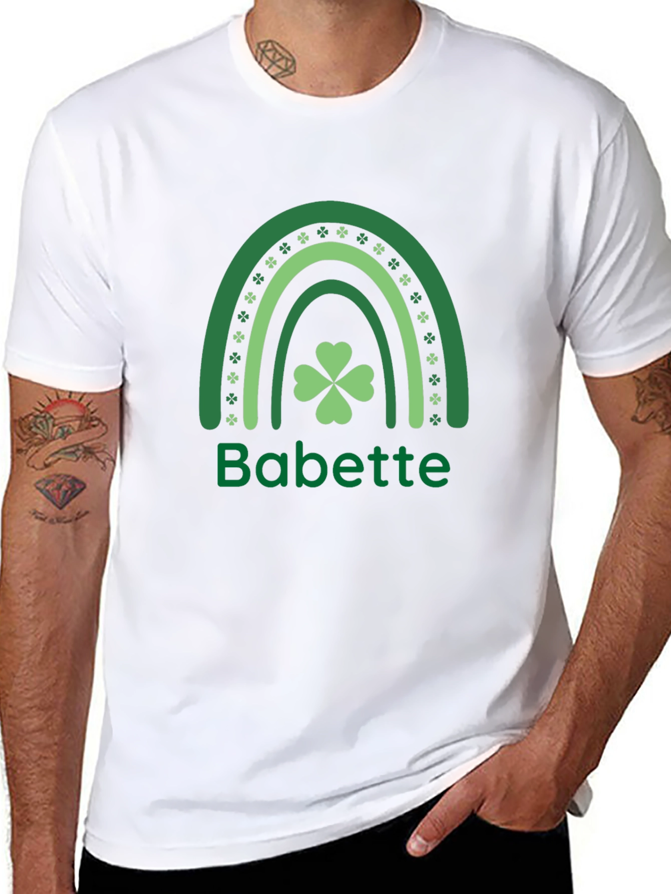Babette Shamrock Rainbow T-Shirt - St. Patricks Day