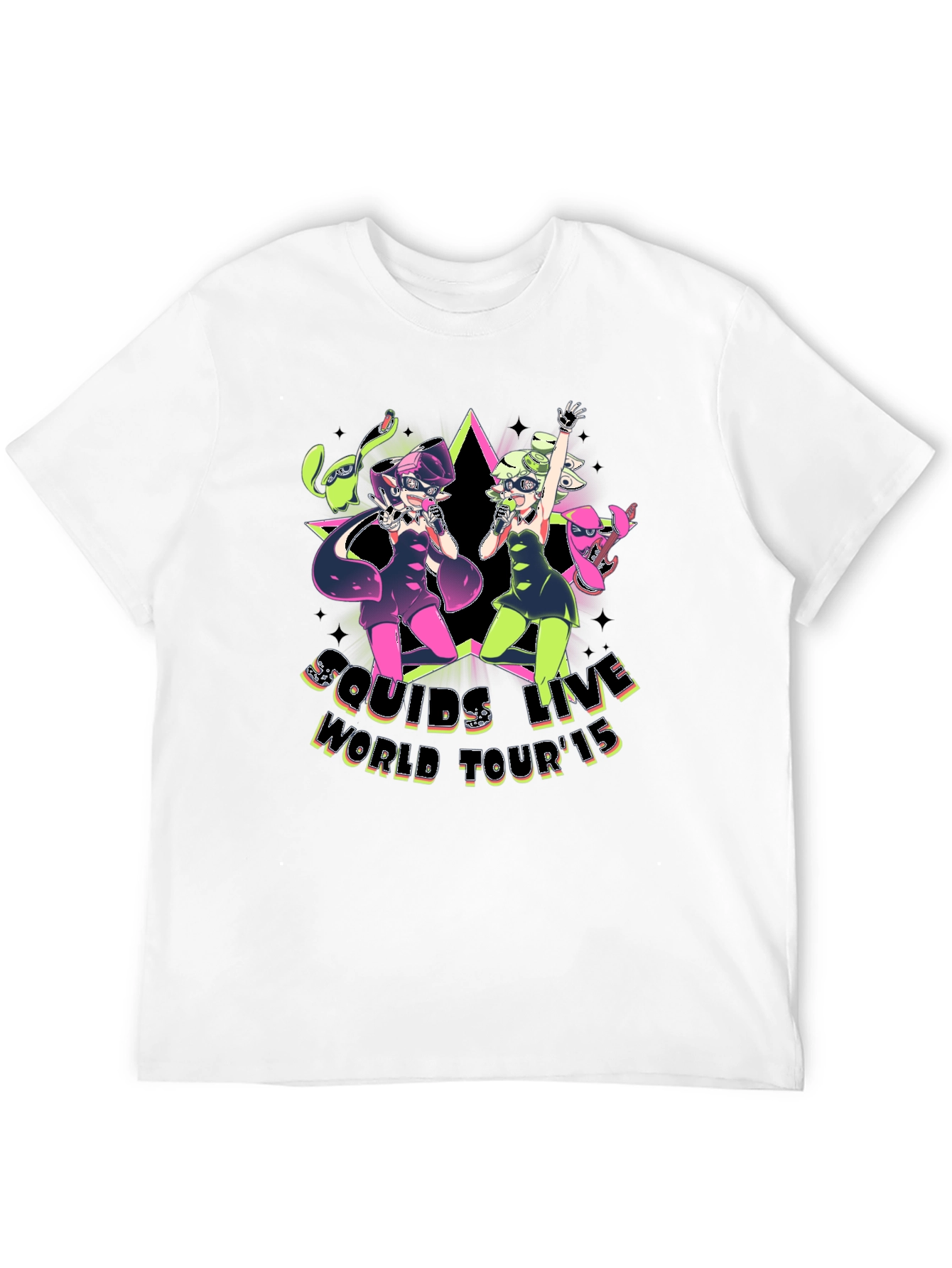 Squids Live World Tour 15 Black T-Shirt
