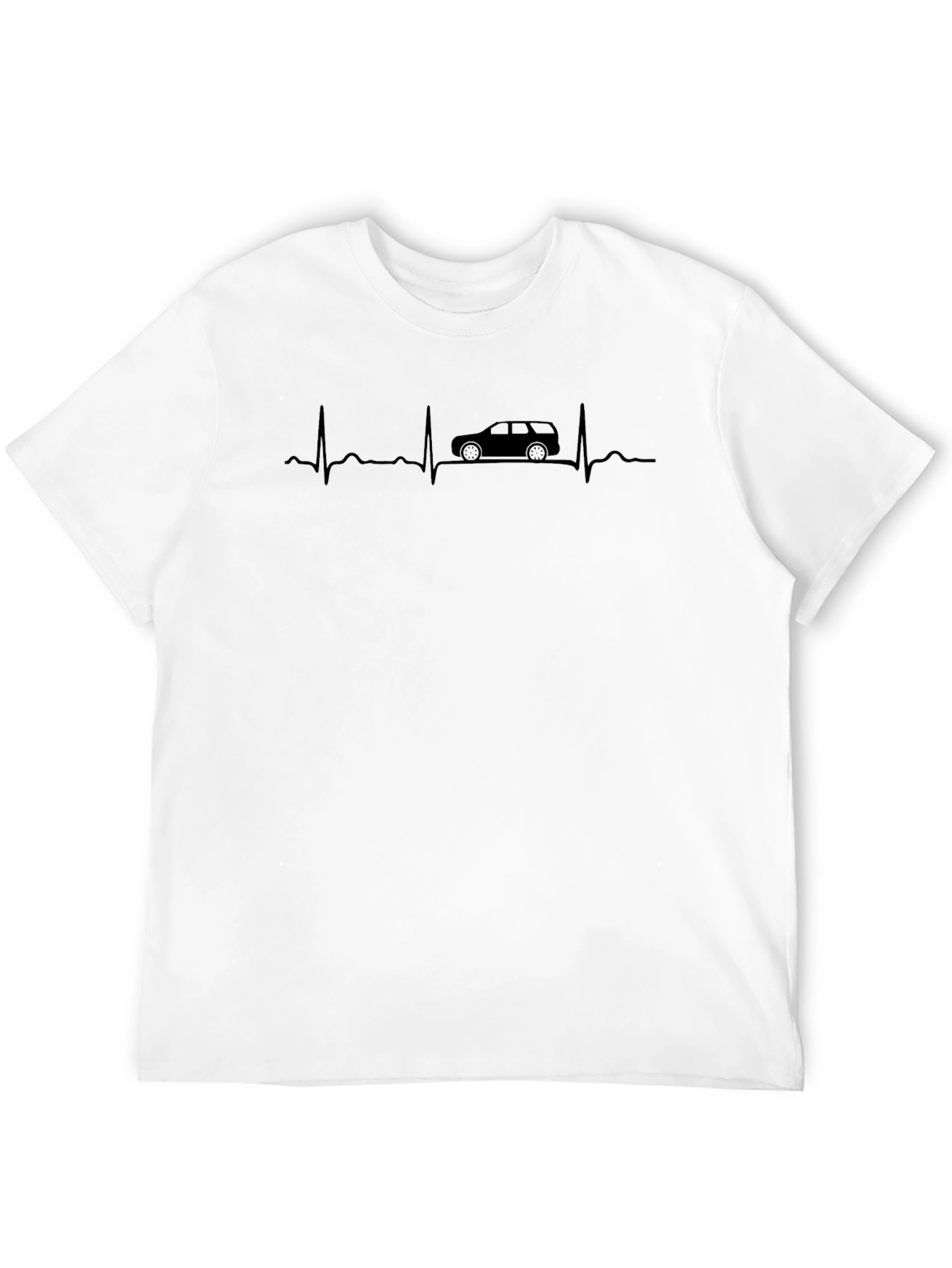 SUV Heartbeat T-Shirt -  Car Lover Tee