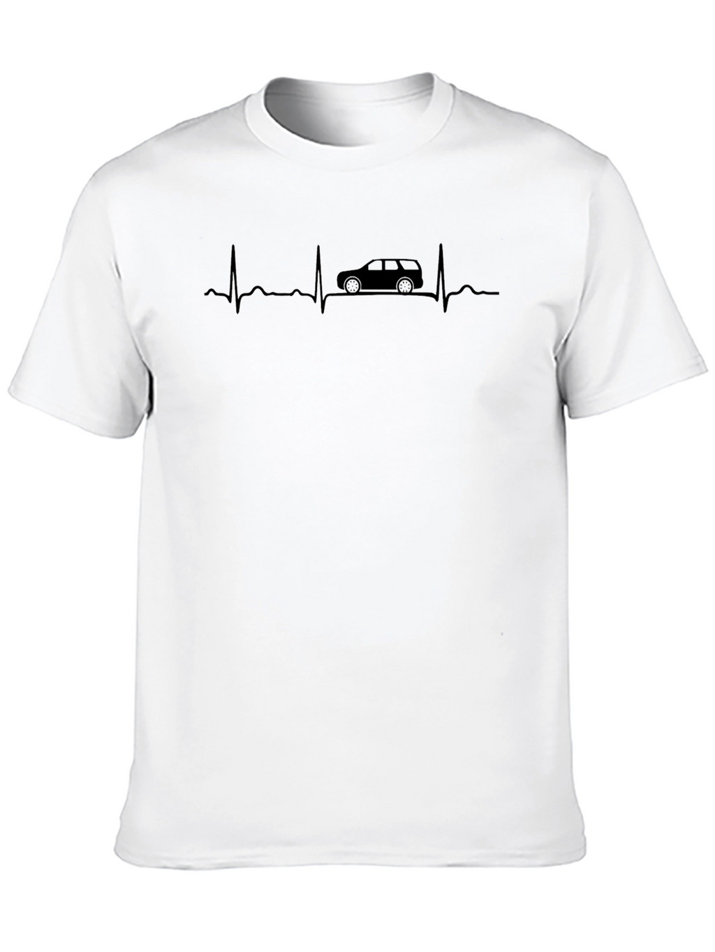 SUV Heartbeat T-Shirt -  Car Lover Tee