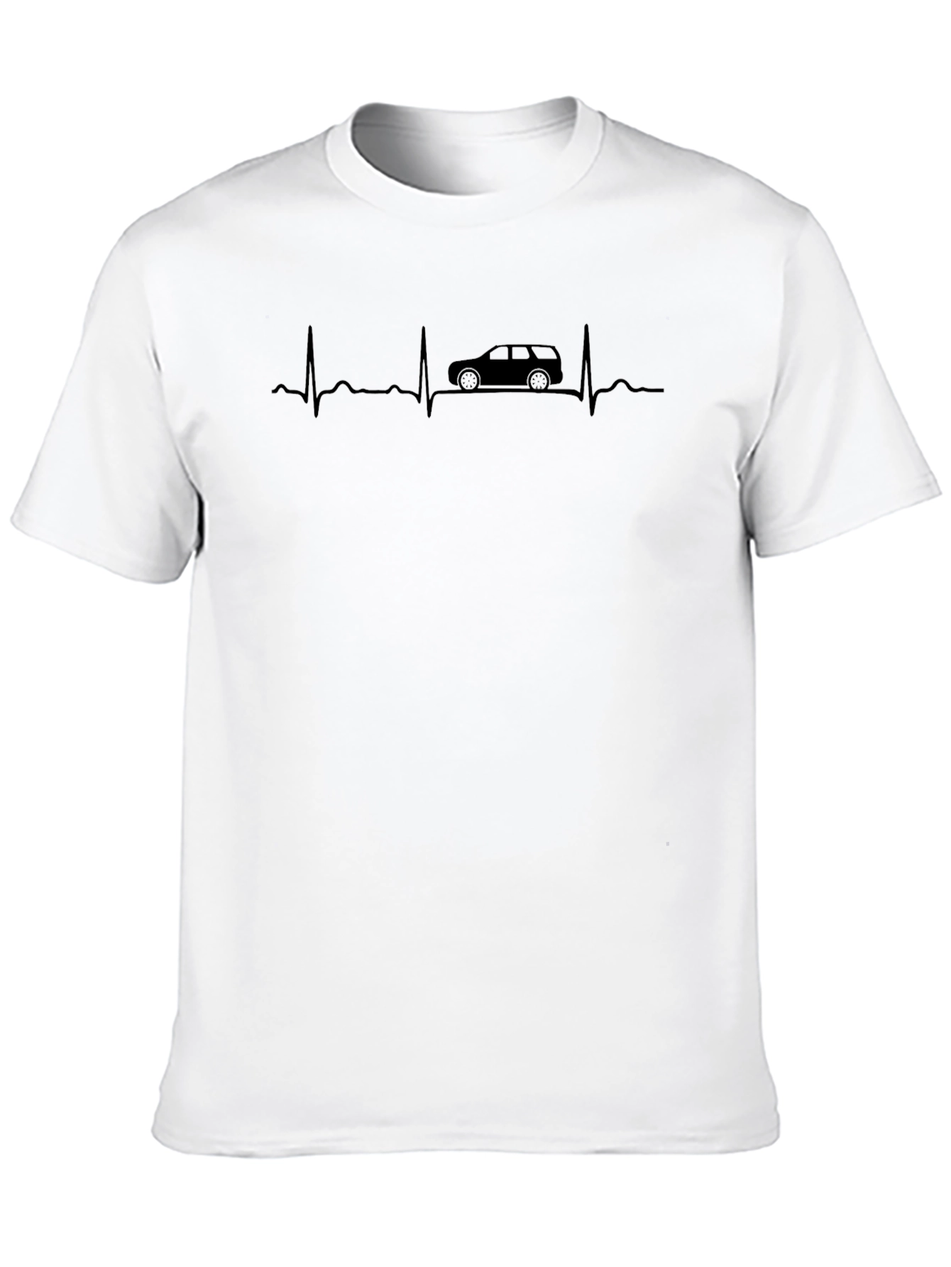 SUV Heartbeat T-Shirt -  Car Lover Tee
