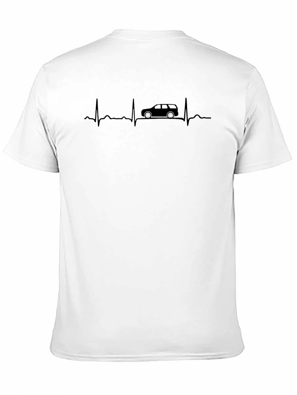 SUV Heartbeat T-Shirt -  Car Lover Tee