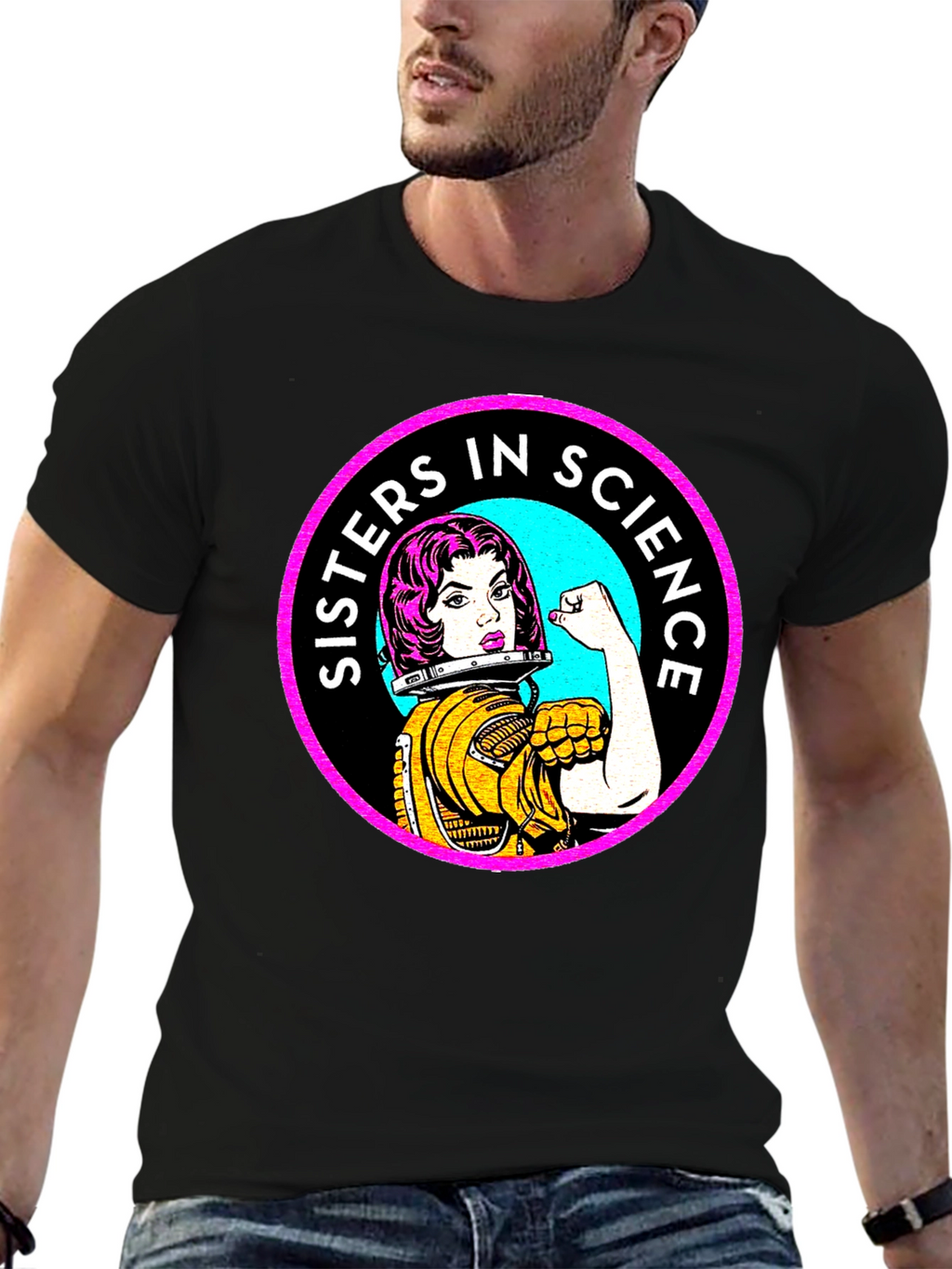 Sisters In Science T-Shirt - Women Empowerment Tee