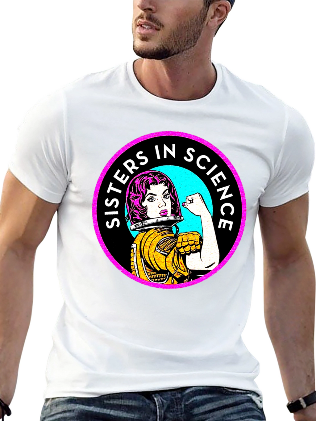 Sisters In Science T-Shirt - Women Empowerment Tee