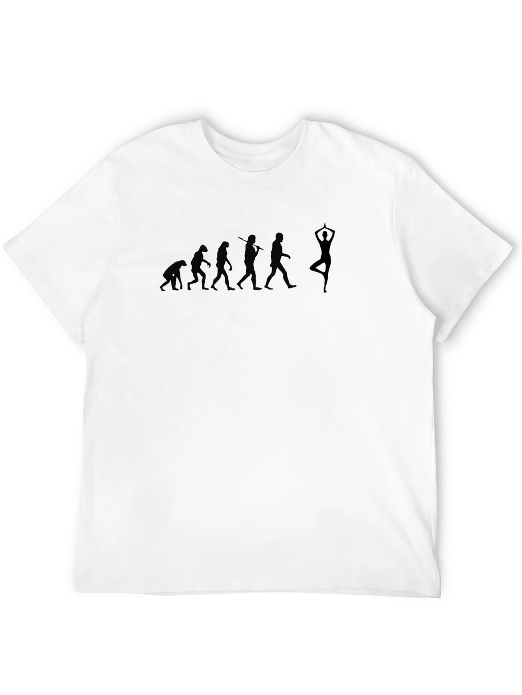 Yoga Evolution Graphic T-Shirt - Black