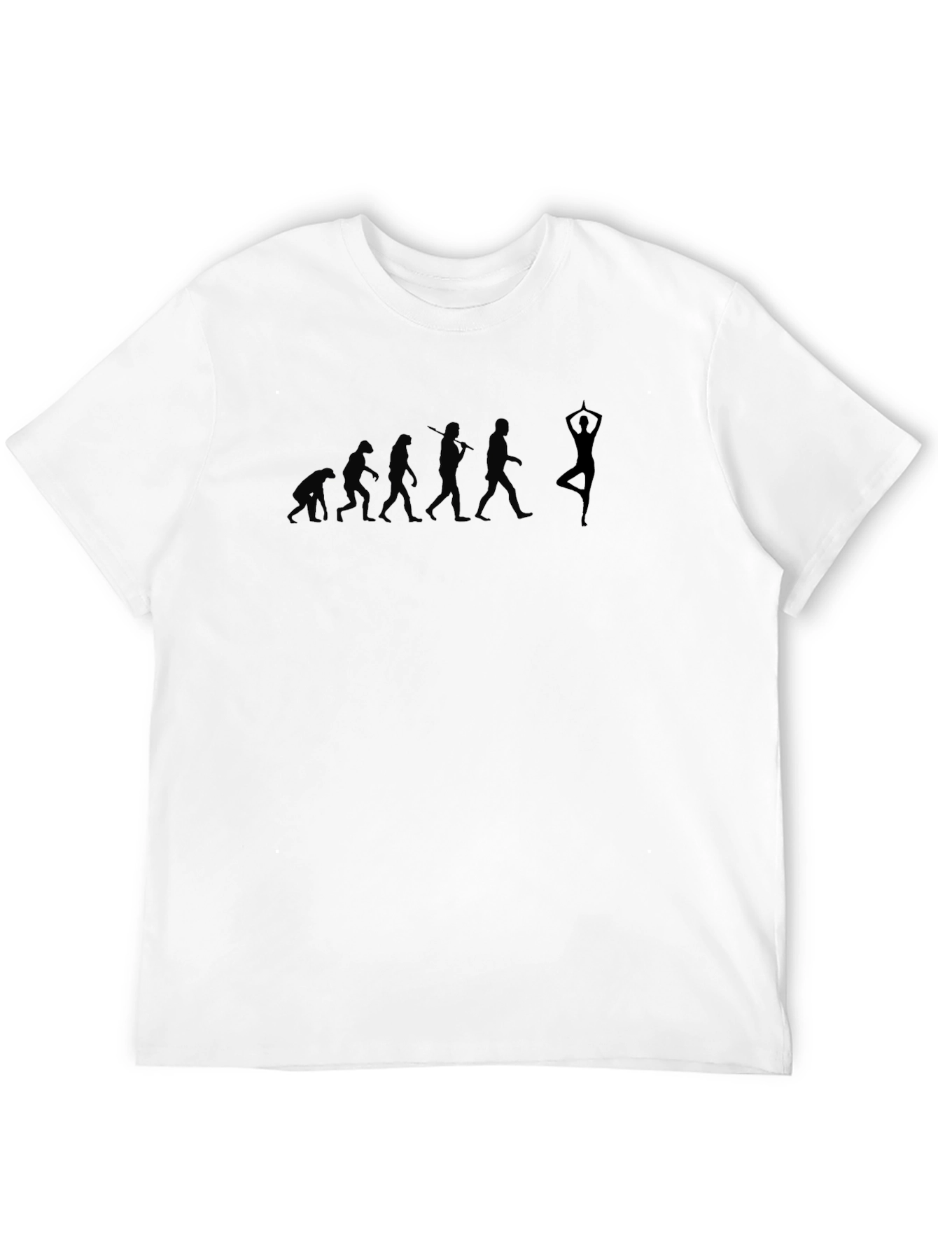 Yoga Evolution Graphic T-Shirt - Black