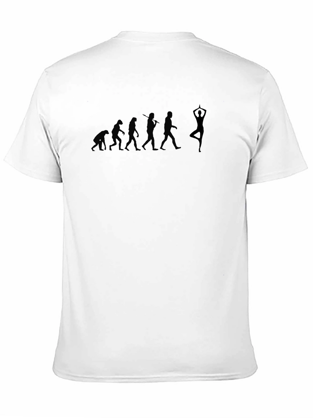 Yoga Evolution Graphic T-Shirt - Black
