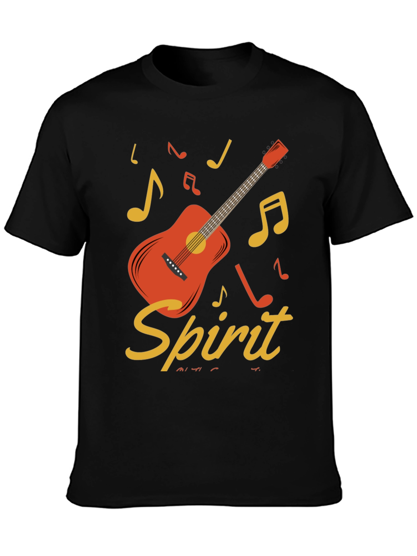 Acoustic Guitar Spirit Graphic Tee