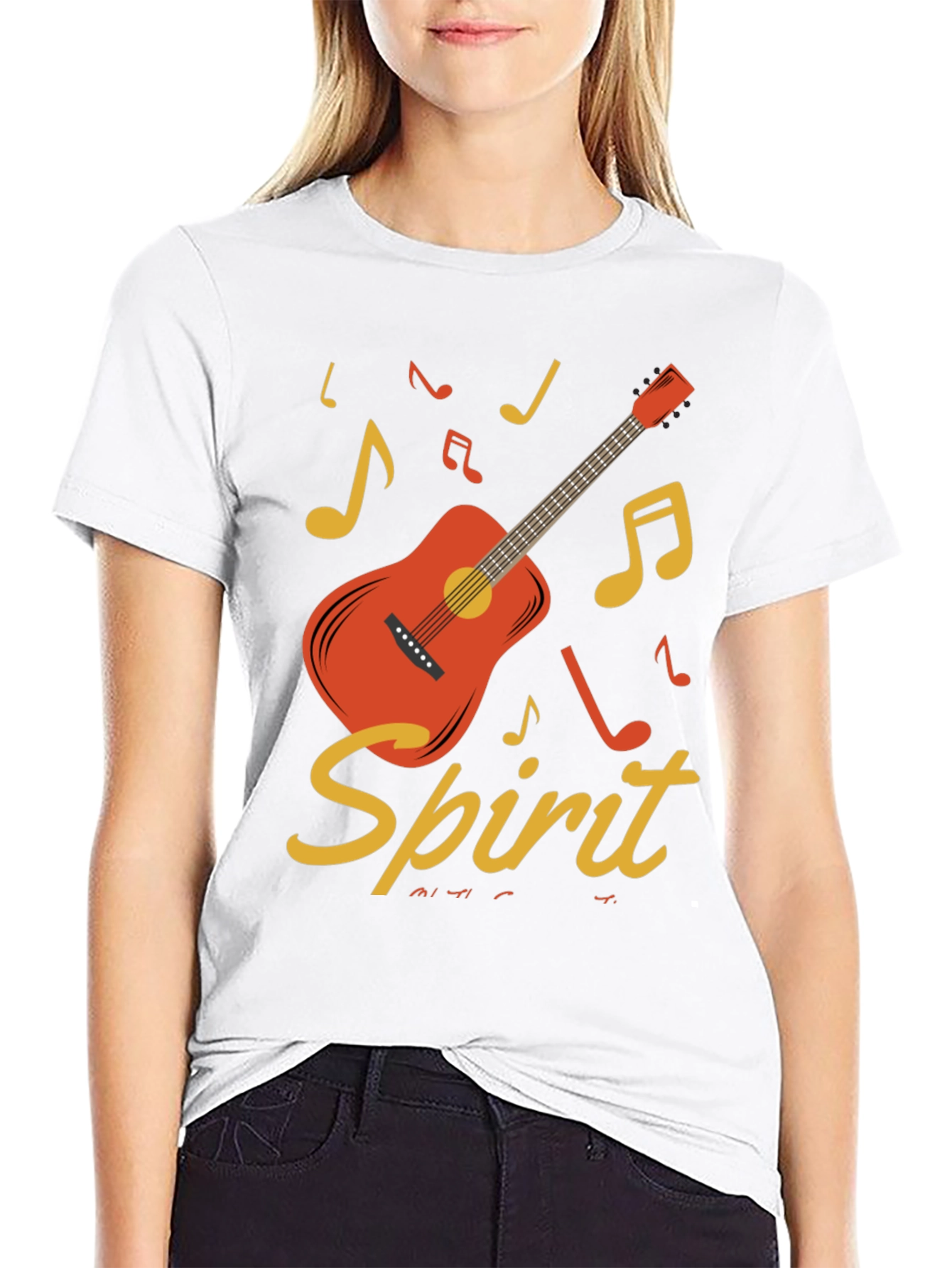 Acoustic Guitar Spirit Graphic Tee
