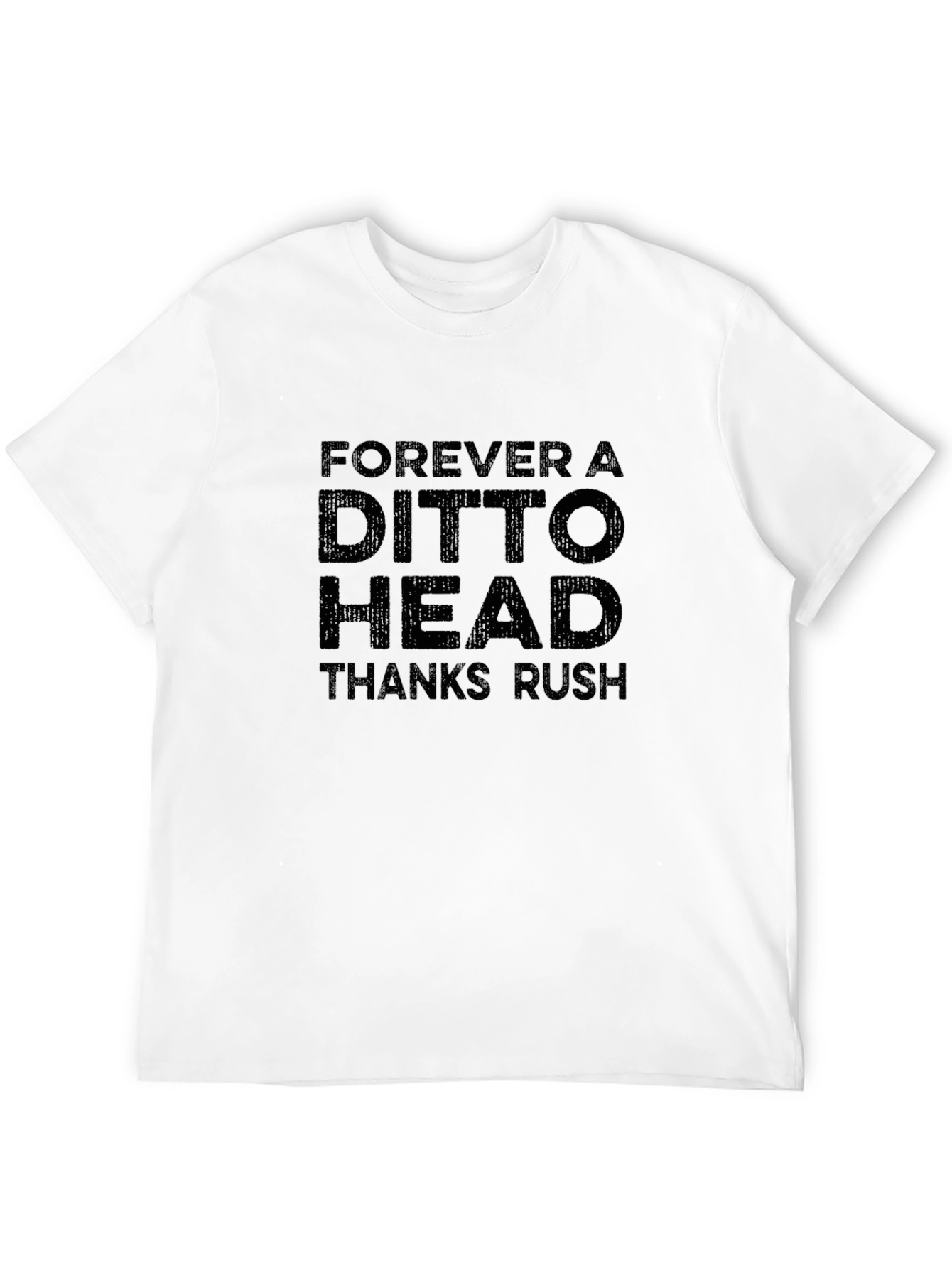 Ditto Head Black T-Shirt - Forever Thankful Tee