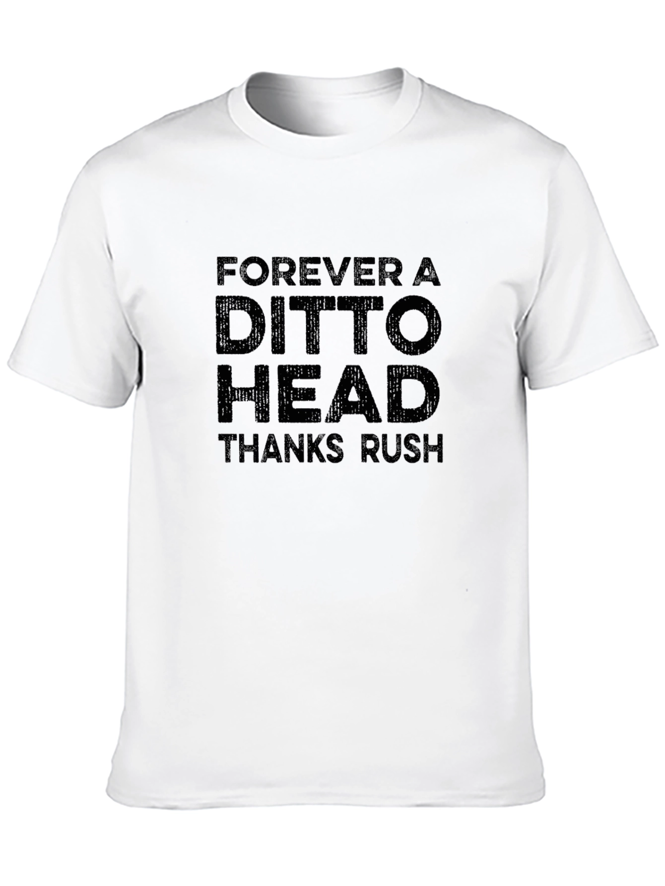 Ditto Head Black T-Shirt - Forever Thankful Tee