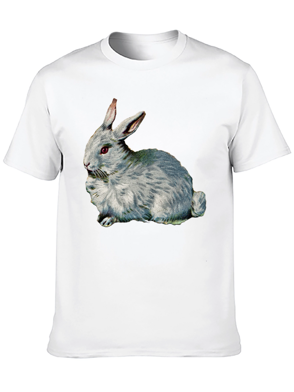 Rabbit Graphic T-Shirt - Black Casual Tee