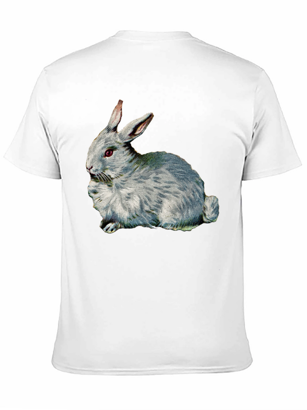 Rabbit Graphic T-Shirt - Black Casual Tee