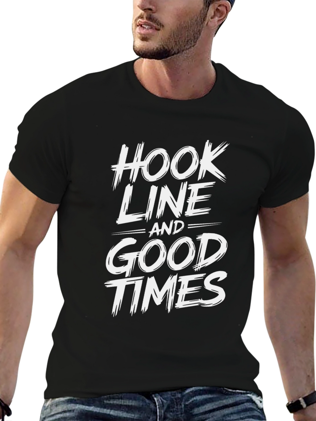 Hook Line and Good Times Fishing Graphic Tee