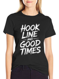 Hook Line and Good Times Fishing Graphic Tee