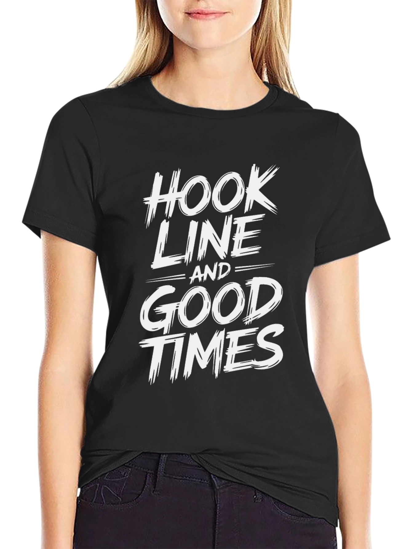 Hook Line and Good Times Fishing Graphic Tee