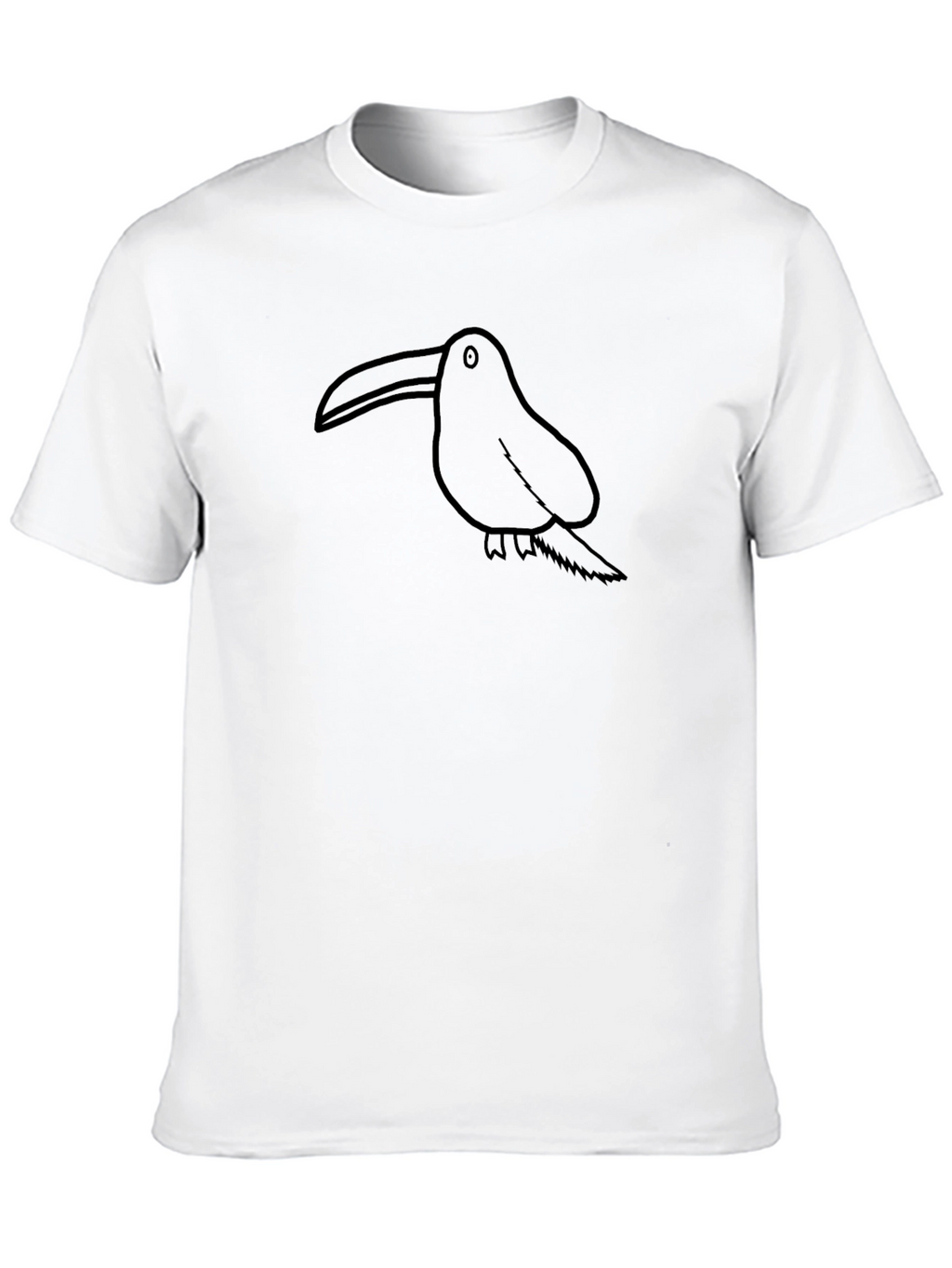 Toucian Graphic Print Black T-Shirt