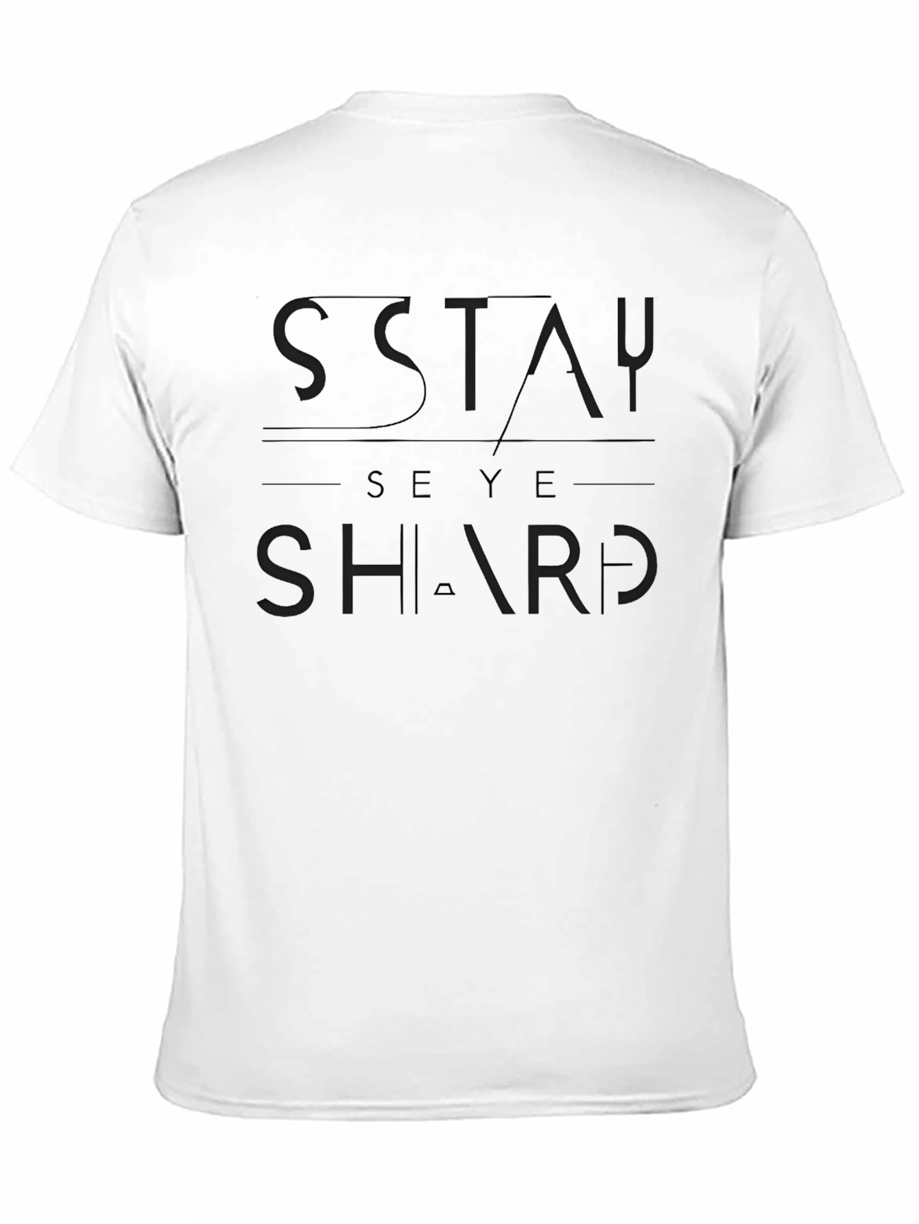 Stay Eye Sharp Graphic Tee - Black