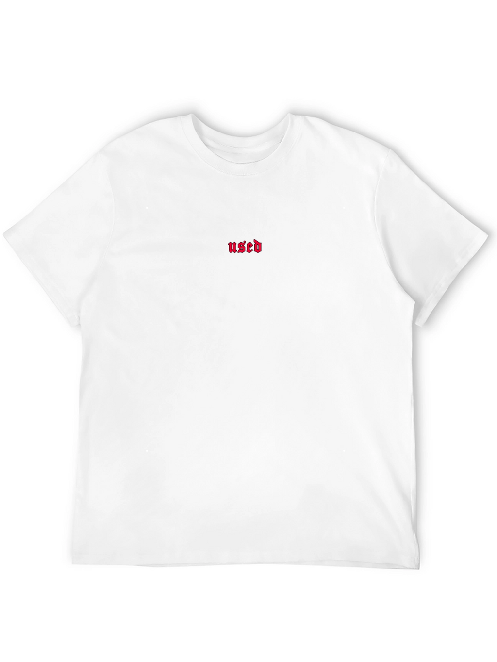 Black Used Graphic Tee - Minimalist Streetwear