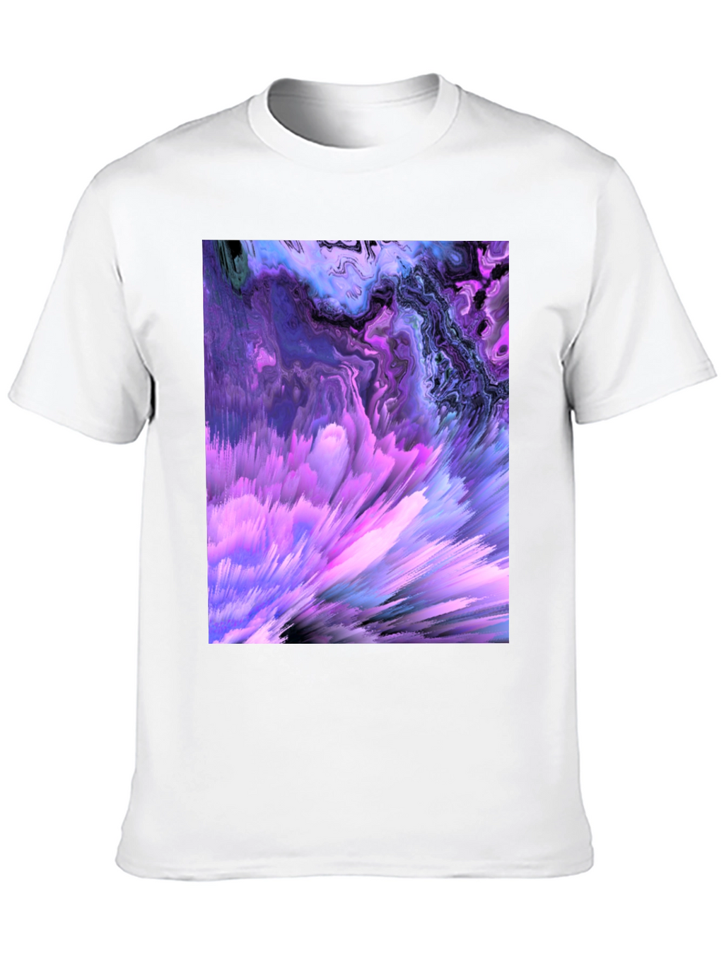Abstract Art Black T-Shirt - Unique Design