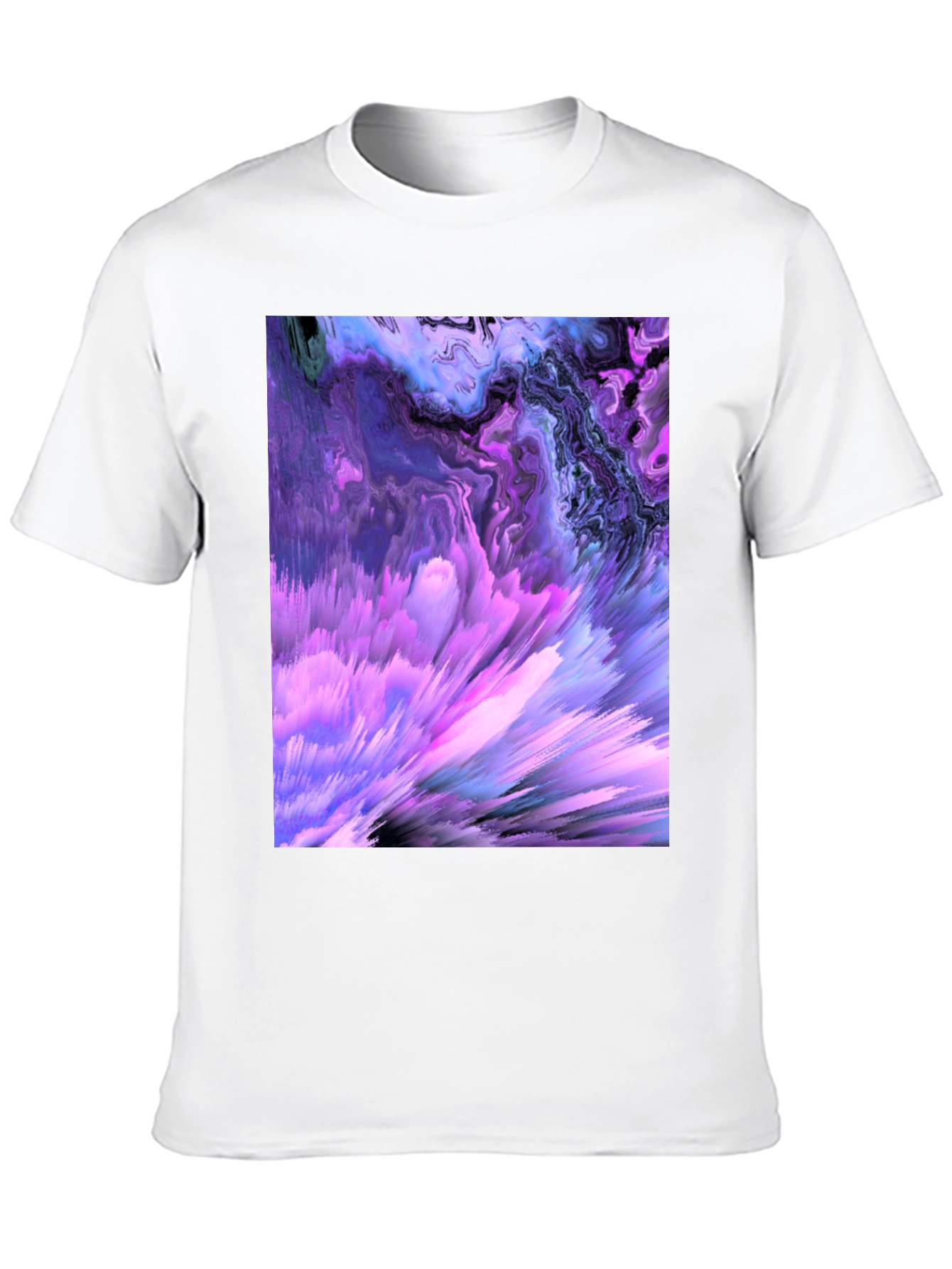 Abstract Art Black T-Shirt - Unique Design