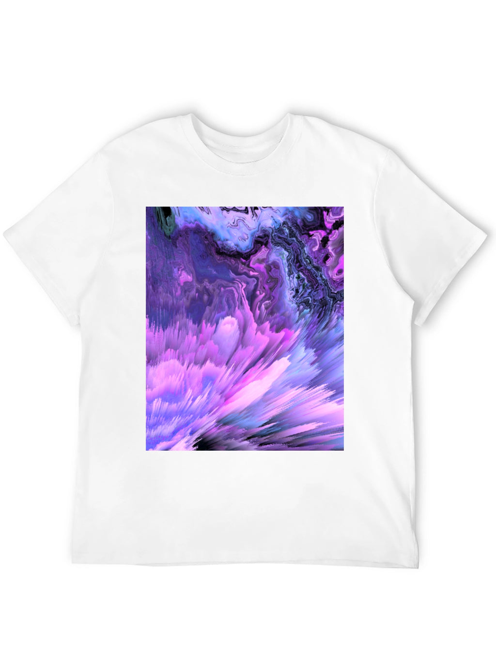 Abstract Art Black T-Shirt - Unique Design