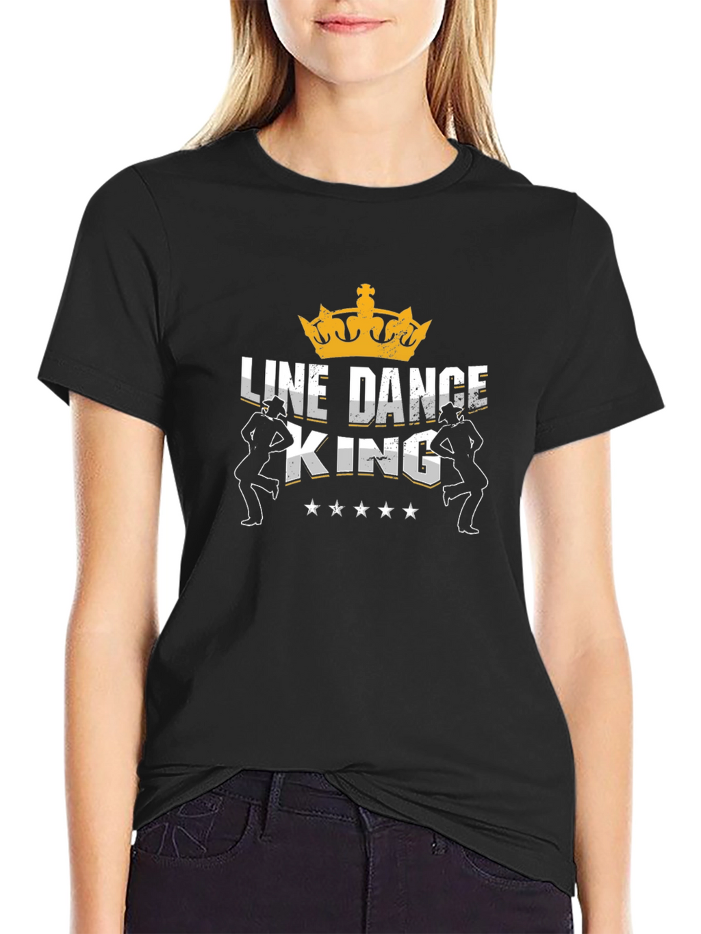 Line Dance King Graphic Tee