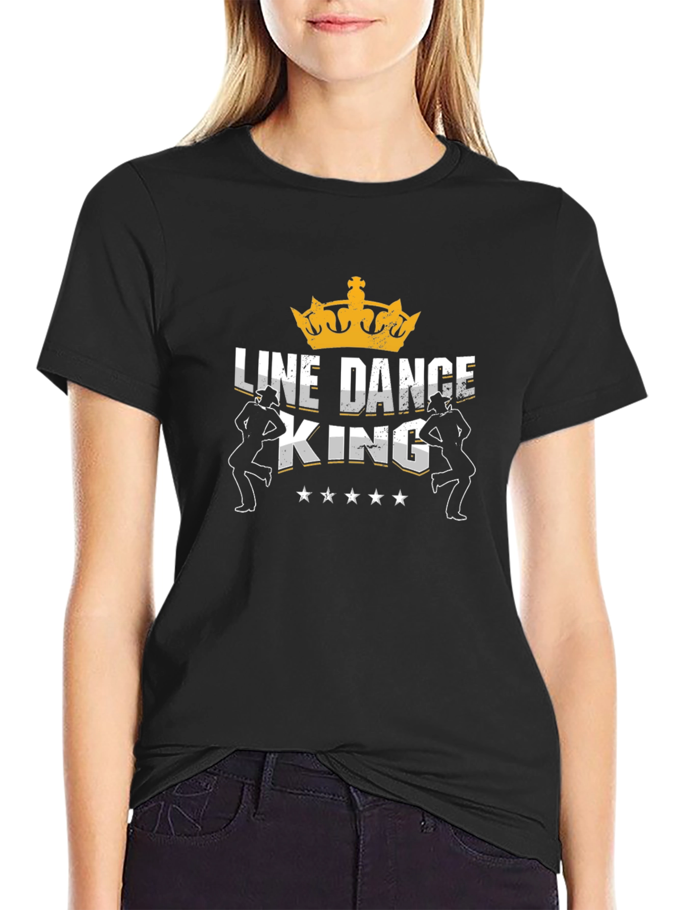 Line Dance King Graphic Tee