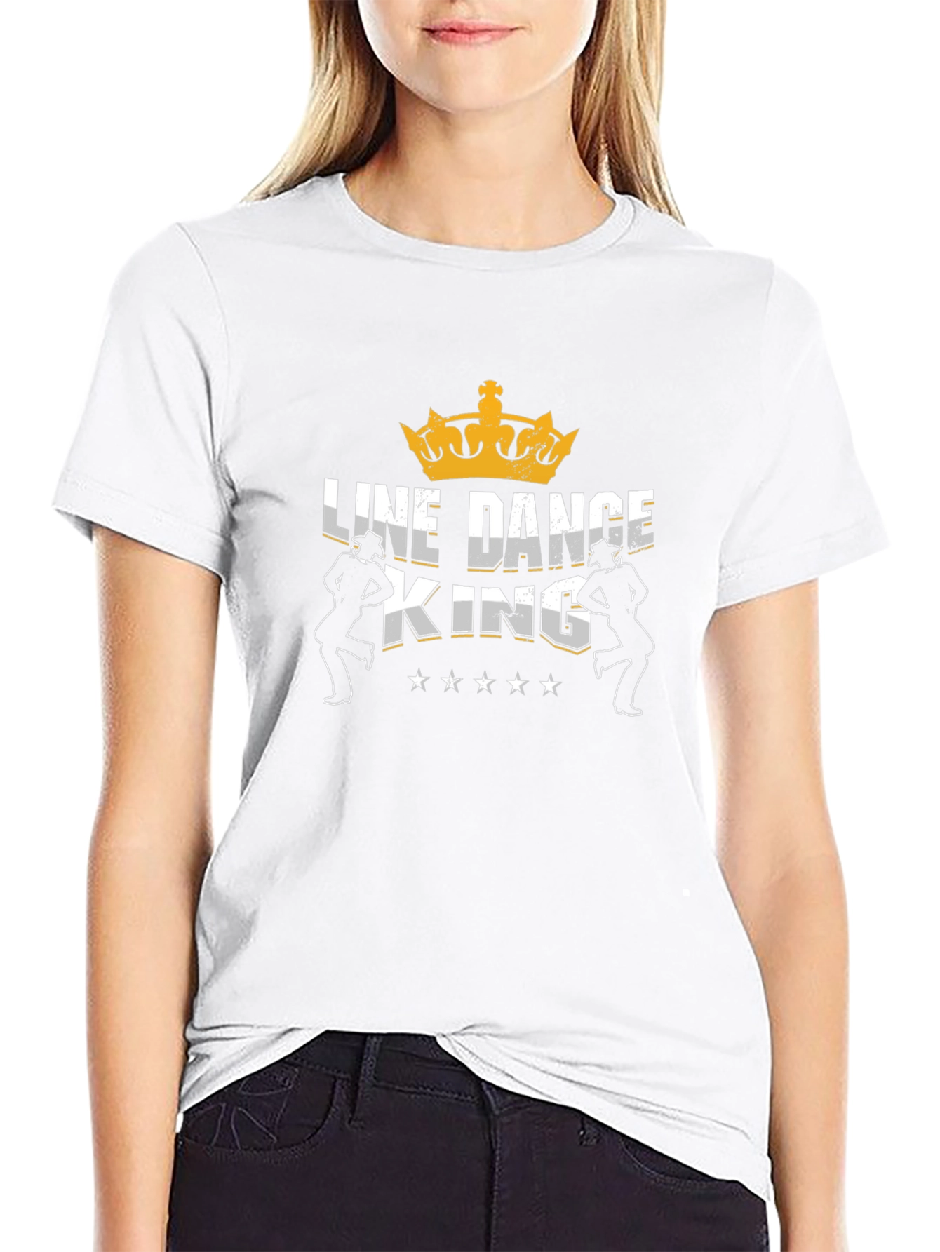 Line Dance King Graphic Tee