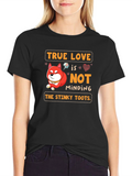 True Love Shiba Inu Graphic T-Shirt