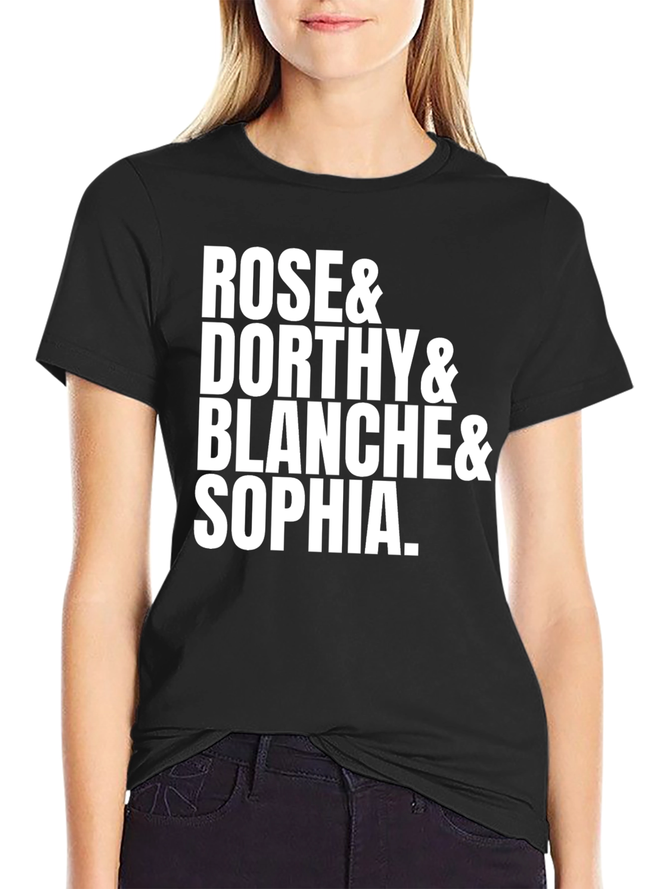 Golden Girls T-Shirt - Rose Dorothy Blanche Sophia