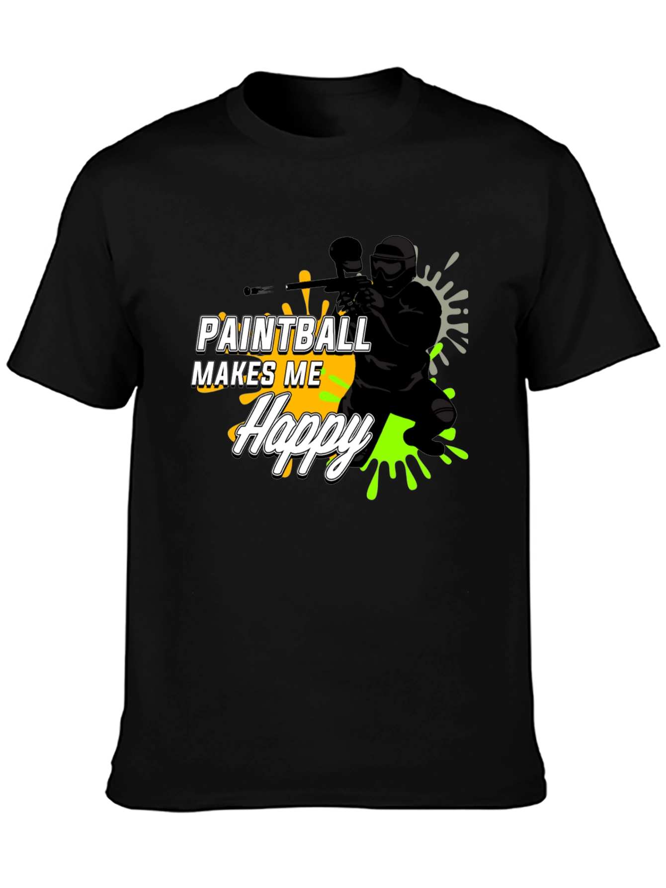 Paintball Makes Me Happy T-Shirt