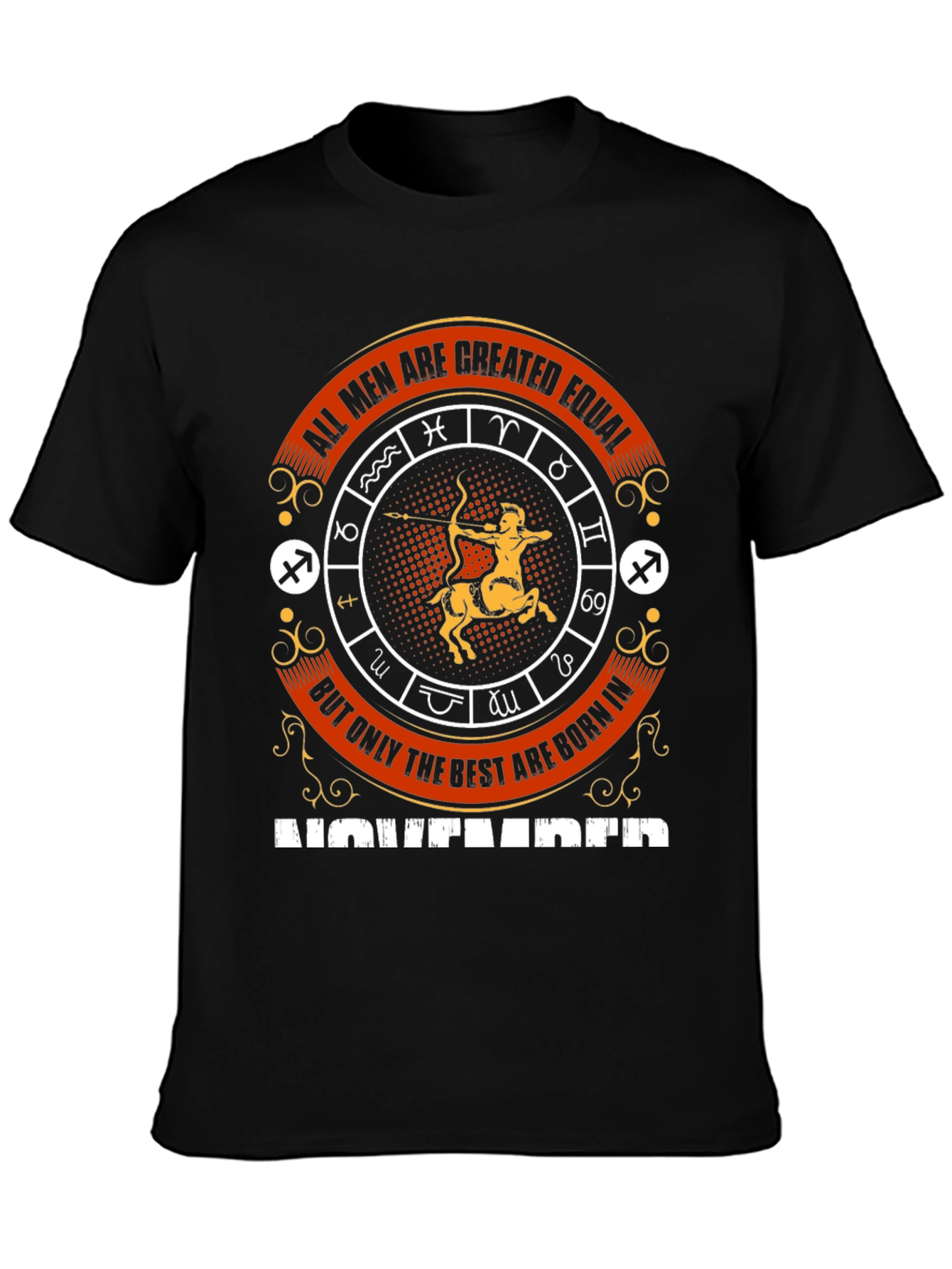 November Zodiac Graphic T-Shirt